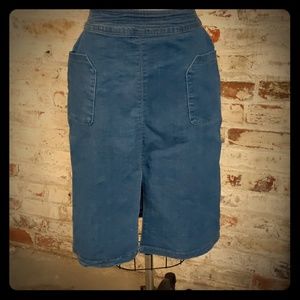 Universal Threads Blue Jean Pencil Skirt